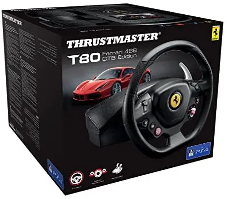 Volante Thrustmaster T80 Ferrari 488Gtb ( Ps5, Ps4, Pc )  - Novo 1