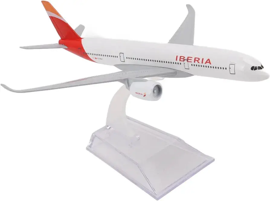 Avião Colecionável Iberia A380 Escala 16 Cm 1