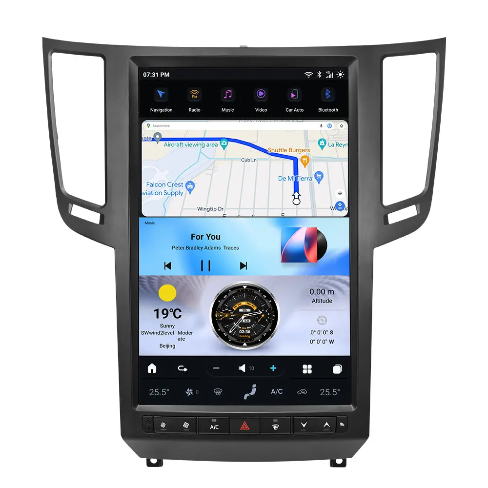 Infiniti Fx35 Fx37 Fx50 Qx70 (2009-2016) Android Head Unit | Squarewheels G-Series 1