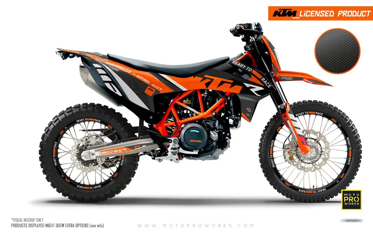 Ktm 690 Enduro Graphics - "Rr-Tech 2.0.2.2" (Orange) 1