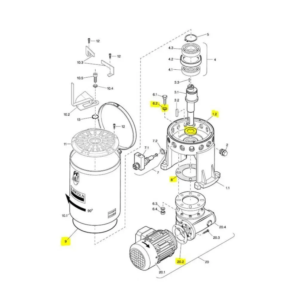 Lincoln Seal Kit For P215-M100-030Xl 1