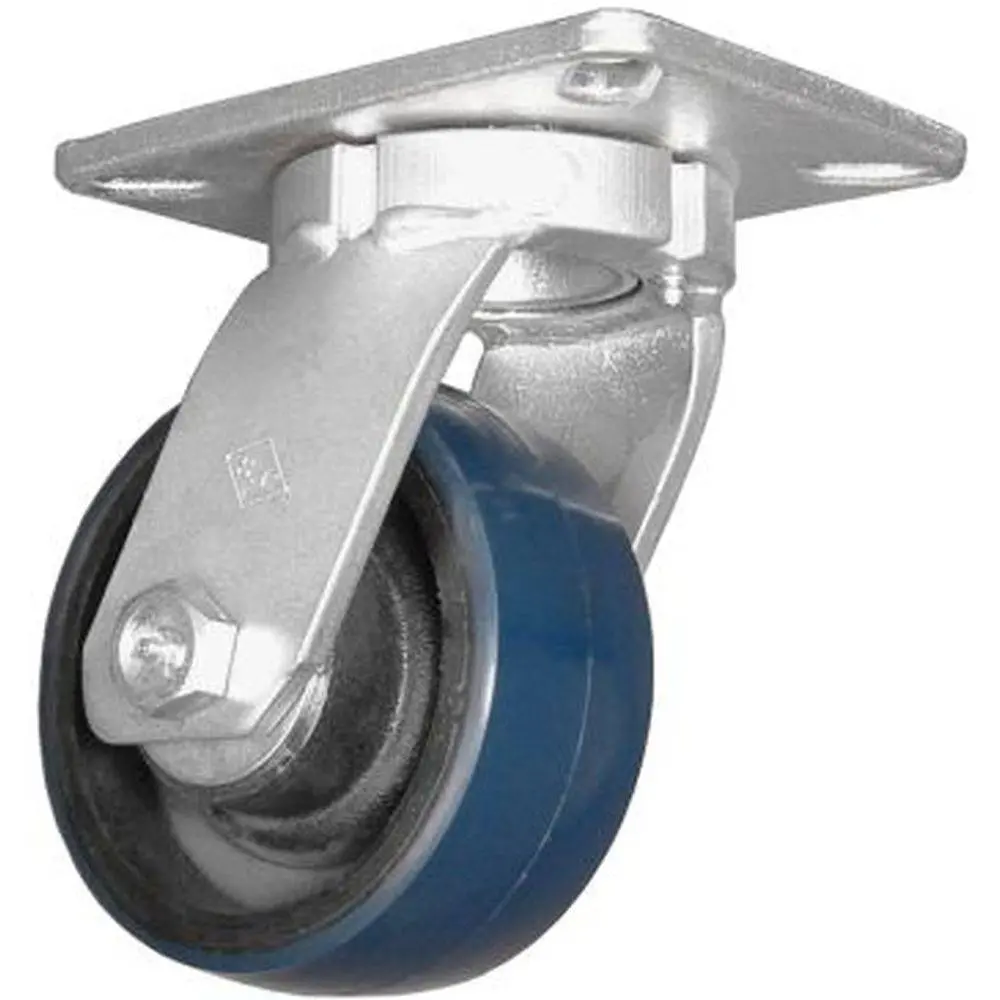 6" X 2-1/2" Energy Saver Polyon Kingpinless Swivel Caster - 1700 Lbs. Cap. 1