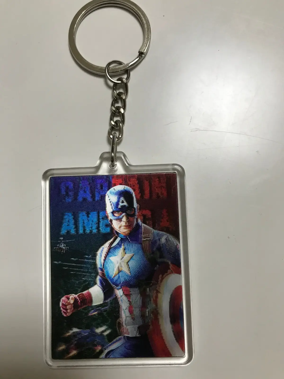 Chaveiro Temático 3D Capitão América - Marvel 1