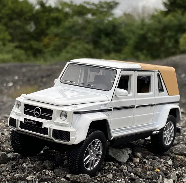 Carro Colecionável Mercedes-Benz Maybach G650 Escala 1:24 1