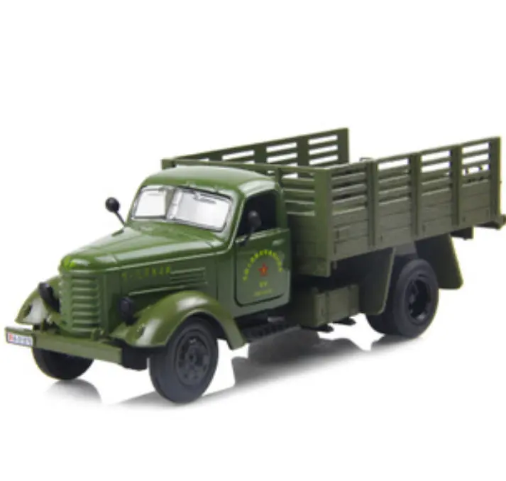 Carro Colecionável Transporte Militar Escala 1:36 1
