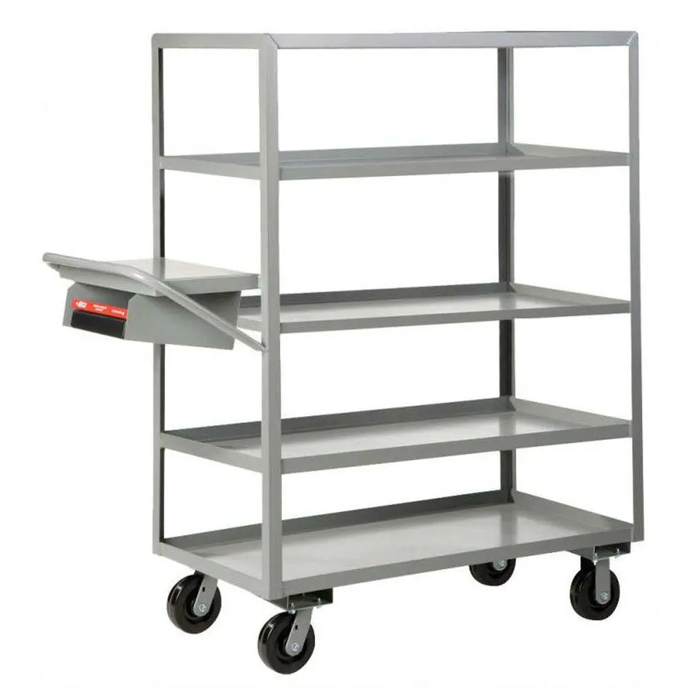 Multi-Shelf Order Picking Truck (5 Shelves W/ Lips) 1