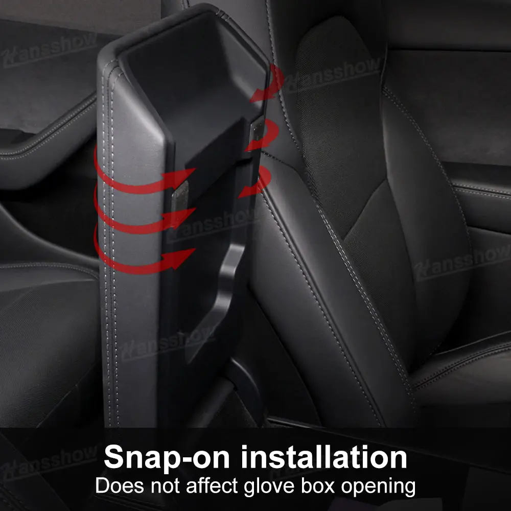 Model Y Juniper/3 Highland Armrest Cover With Tesla Logo Center Console... 2