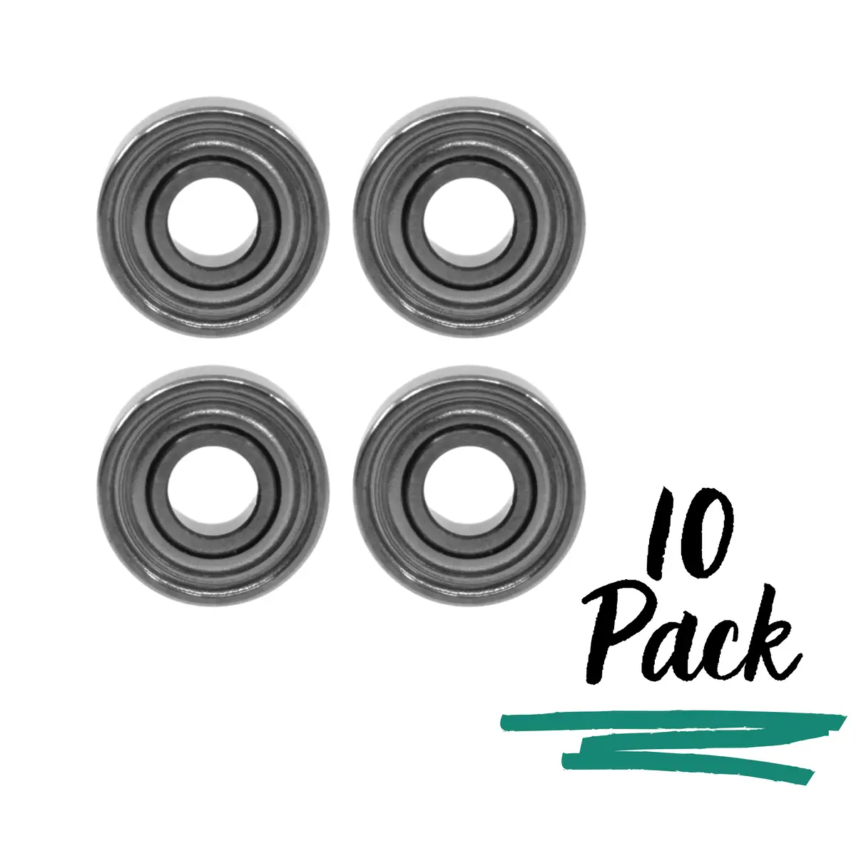40 Bearing Pack - Maker Series Abec-9 Stealth Bearings 1