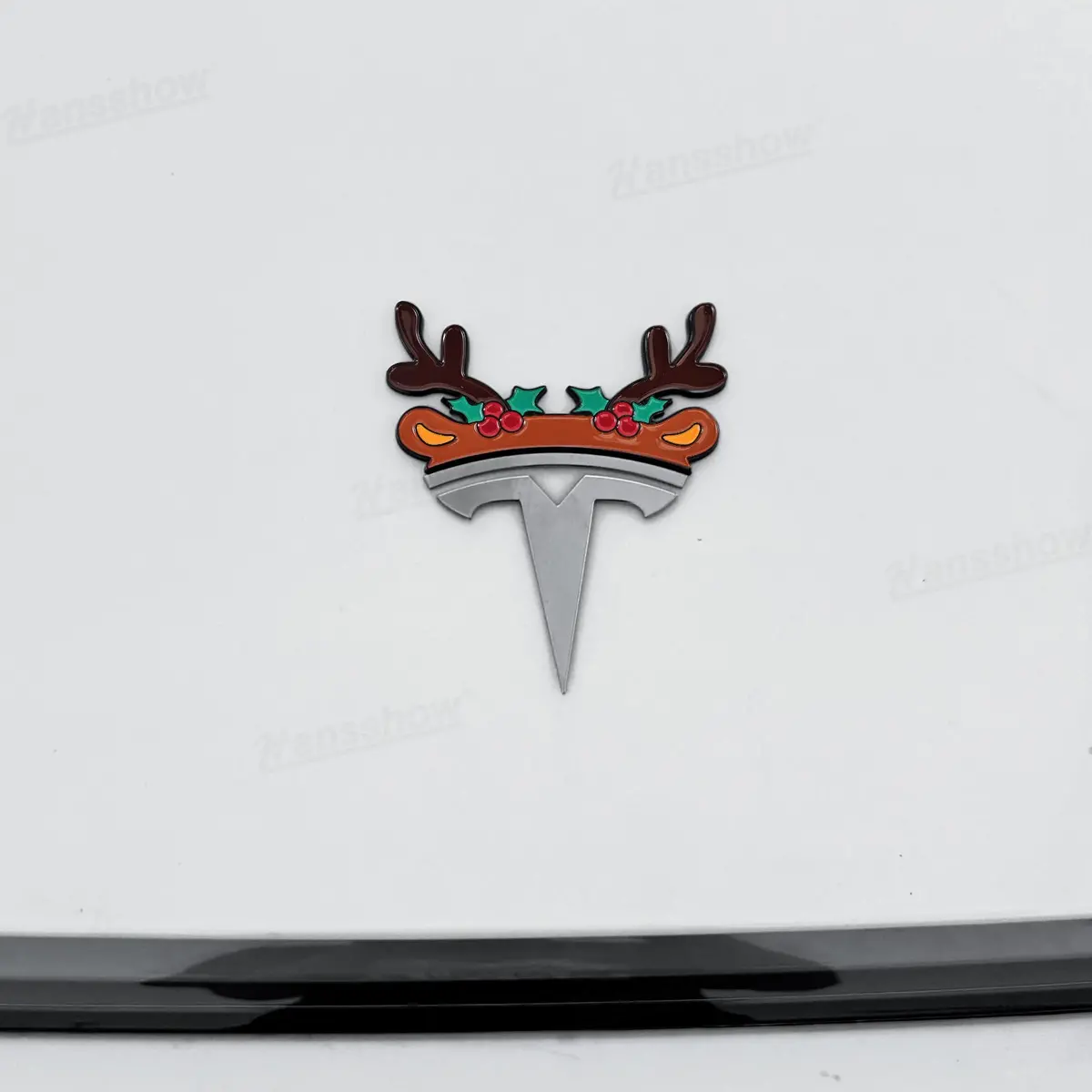 3D Christmas Decorations Waterproof Sticker Cartoon Emblem Decal For Tesla... 1