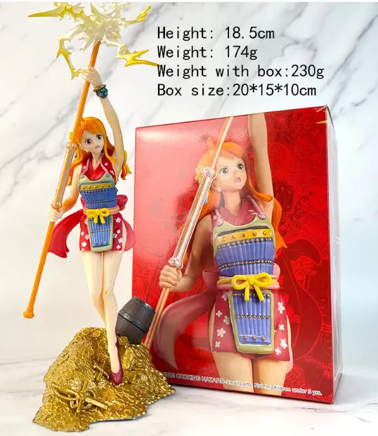 Figura De Ação Nami Com Moedas De Ouro - One Piece 1