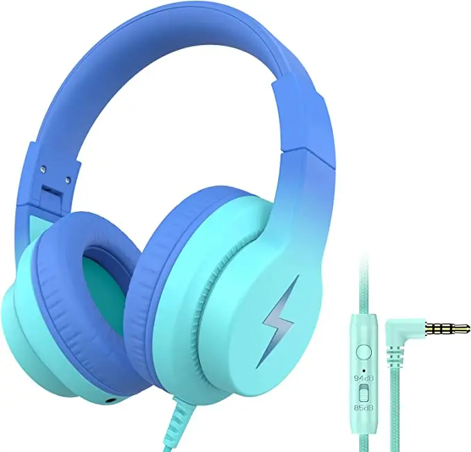 Auscultador Headset Para Crianças Candy Bila - Gradient Blue 1