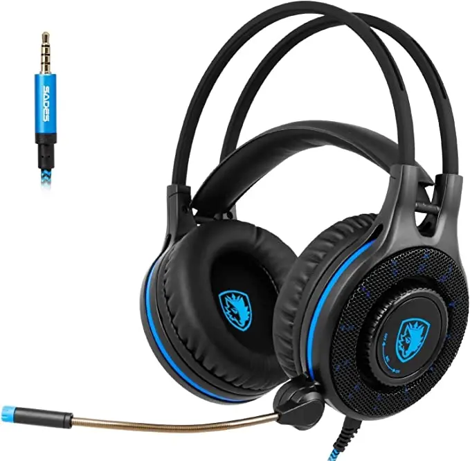 Auscultador Headset Gaming  Sades Sa936 - Novo 1
