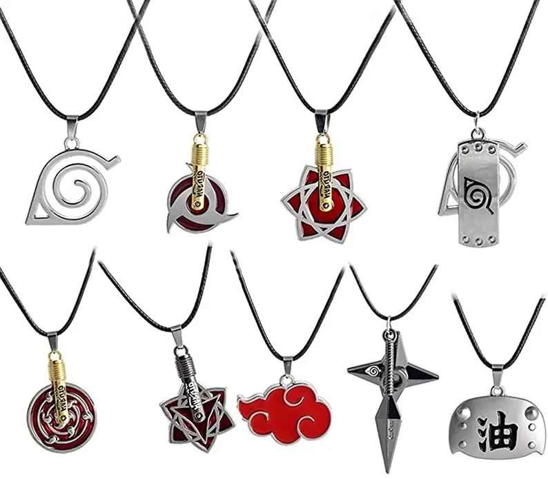 Fio Medalhão Anime Naruto 1