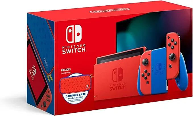 Consola Nintendo Switch V2 (32Gb) Vermelha E Azul - Nova 1