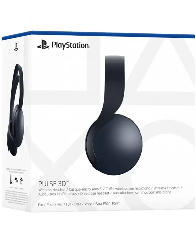 Auscultadores Sem Fio Pulse 3D Preto  Ps4/Ps5 1