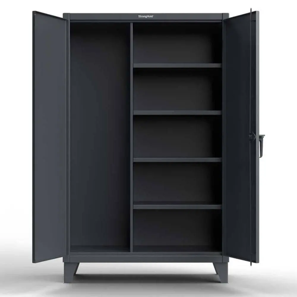 Extreme Duty 12 Ga Janitorial Cabinet With 3 Shelves - 72 In. W X 24 In. D X 66 In. H 1