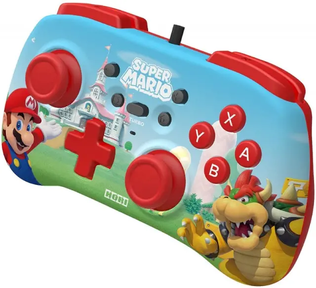 Comando Horipad Com Fios Mini Super Mario Switch - Novo 2