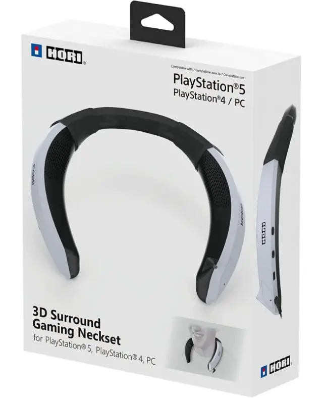 Auscultadores Sem Fios Surround Gaming Neckset Ps5, Ps4, Pc 1