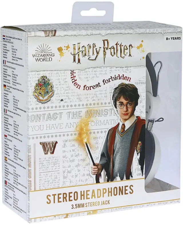 Auscultadores Gaming Com Fios Junior - Harry Potter Hogwarts Crest (Multiplataforma) 1
