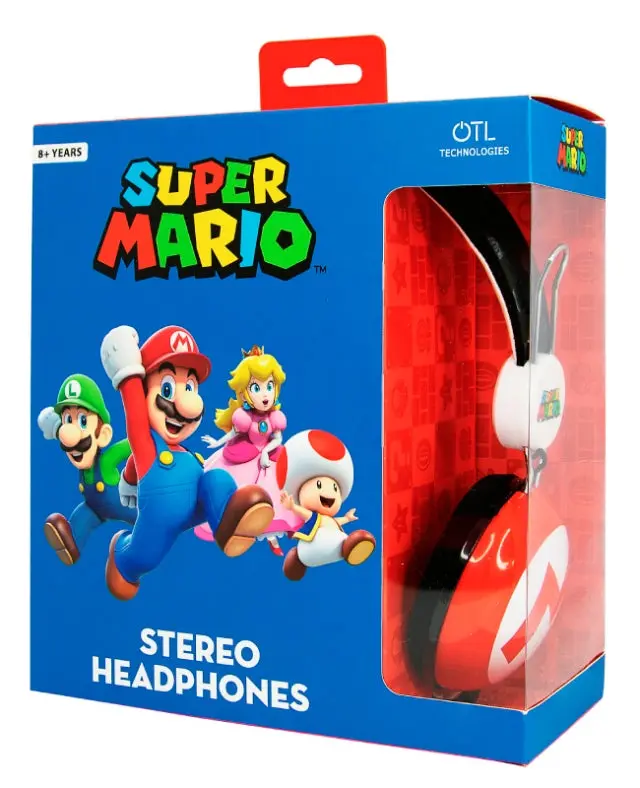 Auscultadores Gaming Com Fios Junior - Super Mario Icon (Multiplataforma) 1