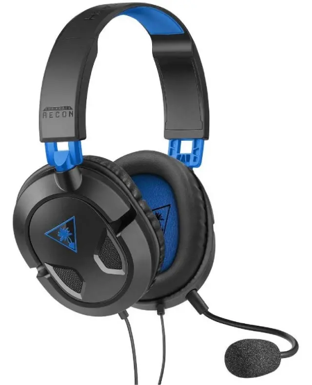 Auscultadores Gaming Com Fios Turtle Beach Recon 50P Preto/Azul (Multiplataforma) 1
