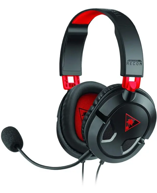 Auscultadores Gaming Com Fios Turtle Beach Recon 50 Preto/Vermelho (Multiplataforma) 1