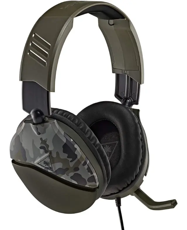 Auscultadores Gaming Com Fios Turtle Beach Recon 70 Verde Camo (Multiplataforma) 1