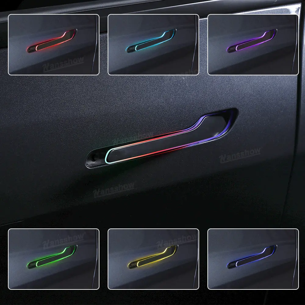 Model 3/Y Colorful Auto 4 Doors Handles (V5 Pro/V6) For Tesla Model Y 1