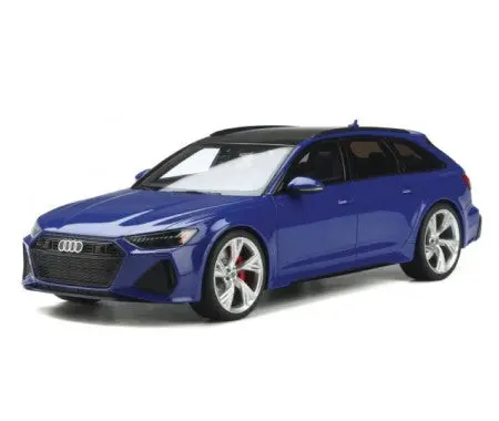 Carro Colecionável Audi Rs6 Azul Escala 1:32 1