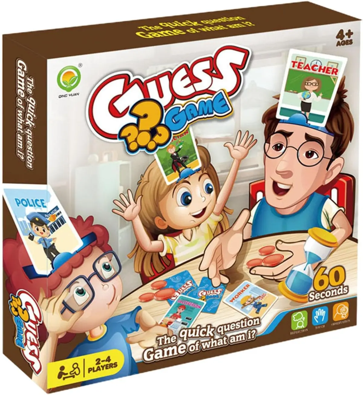 Jogo De Tabuleiro - Guess Game : The Quick Question Game Of What Am I ? 1