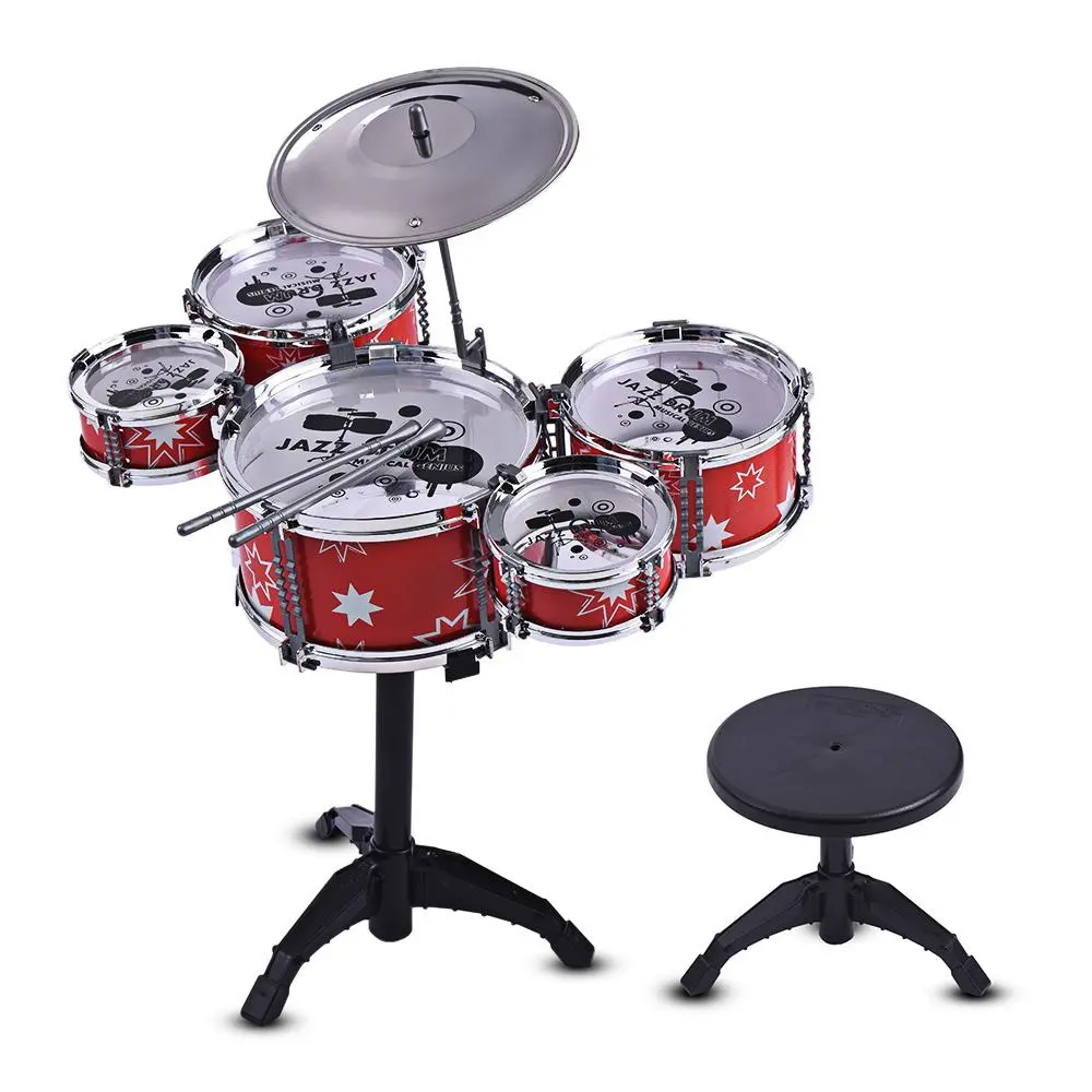 Bateria Musical Jazz Drum Infantil 1