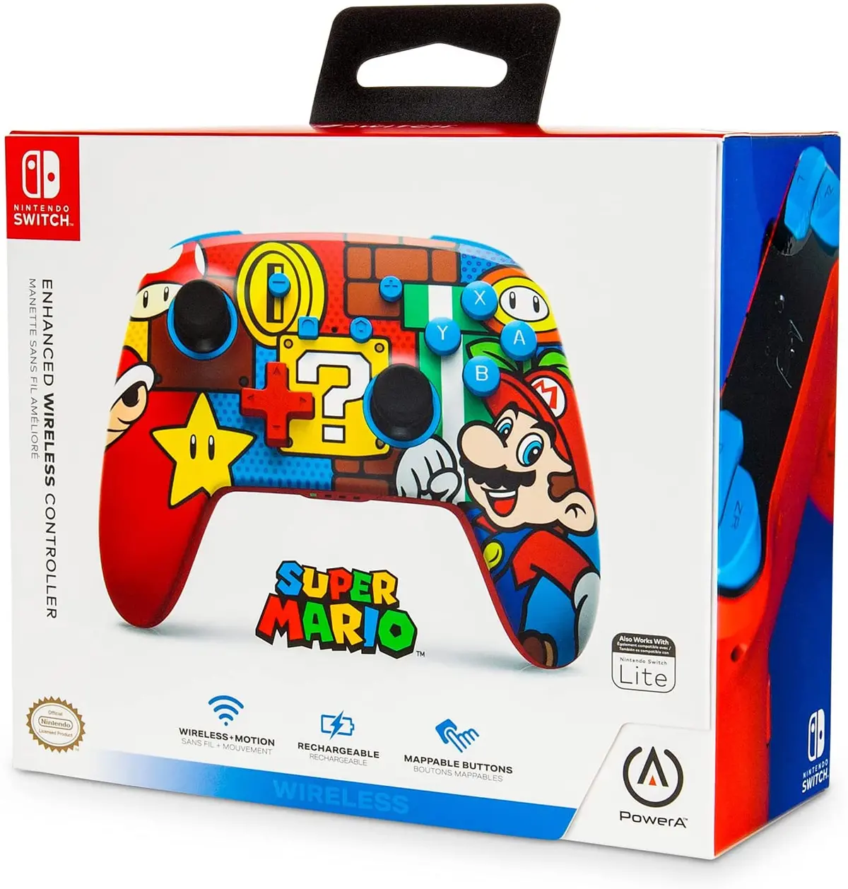 Comando Sem Fio Super Mario Wirless  - Novo - Nintendo Switch 1