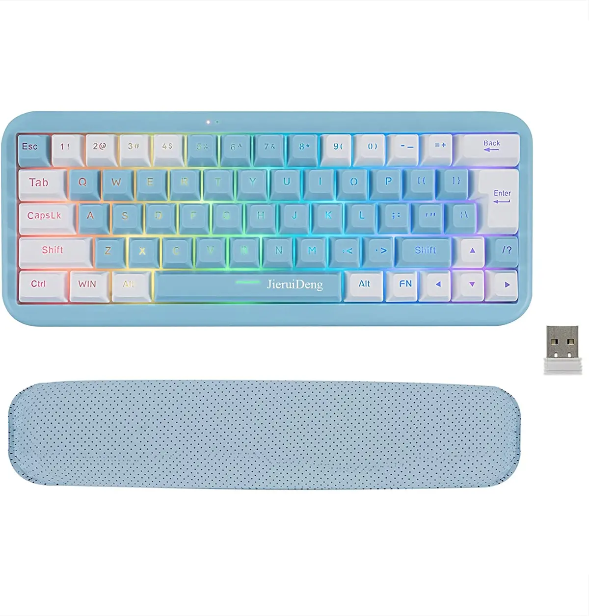 Teclado Gamer 60% Rgb - Jierui Dong - Novo 1