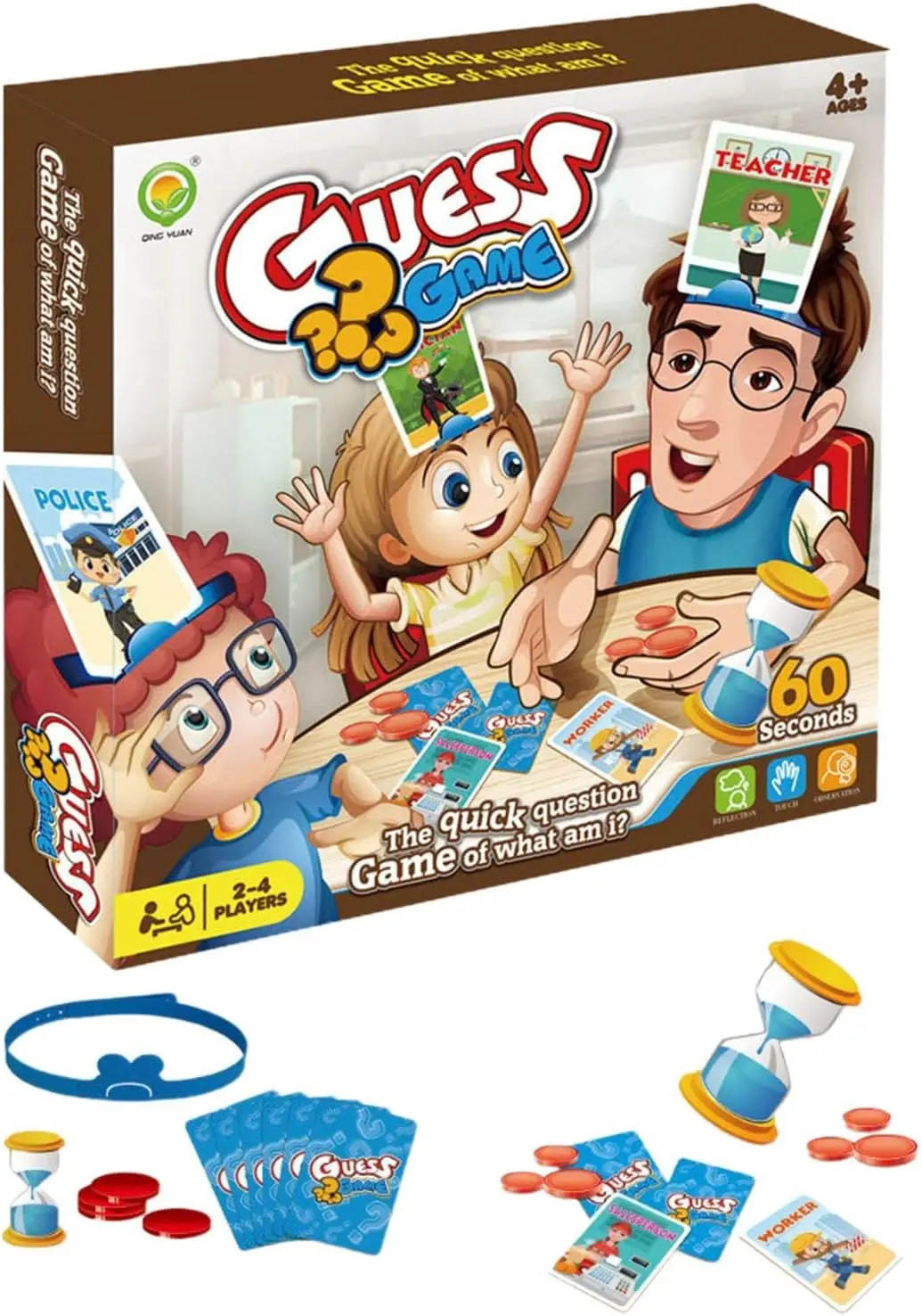 Jogo De Tabuleiro - Guess Game : The Quick Question Game Of What Am I ? 2