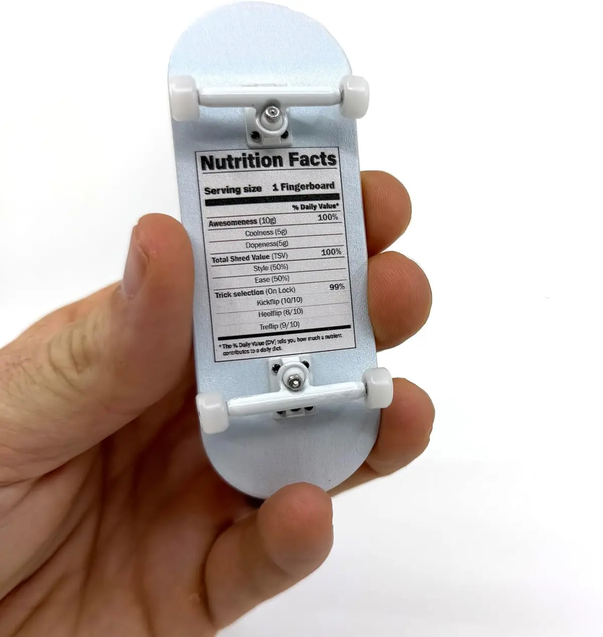 34Mm Gen2 Fingerboard Complete - "Nutrition Facts" Edition 1