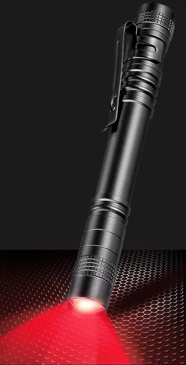 Red Led Flashlight 1