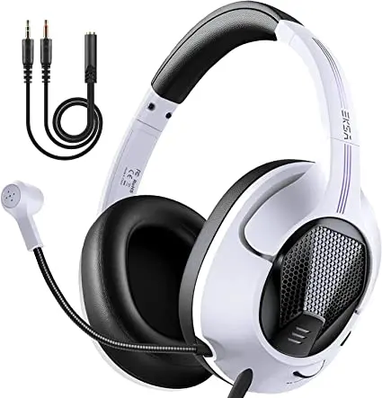 Auscultador Headset Gaming Ultralight 160G Airjoy - Branco 1