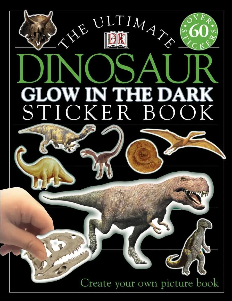 Ultimate Sticker Book: Dinosaur Glow In The Dark Sticker Book 1