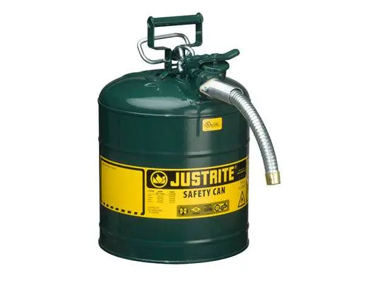 Type 2 Accuflow Steel Safety Can, 5 Gal, S/S Flame Arrest, 1" Hose 1