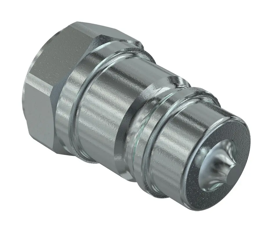 1/2" Valve Type Quick Coupler - Male 1