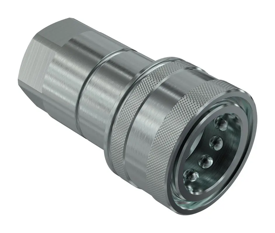 1/2" Valve Type Quick Coupler - Female 1