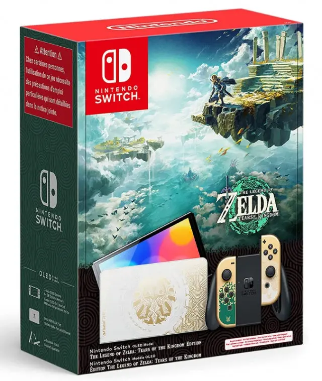 Consola Nintendo Switch Oled Edição Limitada The Legend Of Zelda: Tears Of The Kingdomnova 1