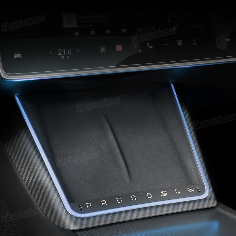 Model Y Juniper Center Console Wireless Charger With Ambient Light & Smart... 1