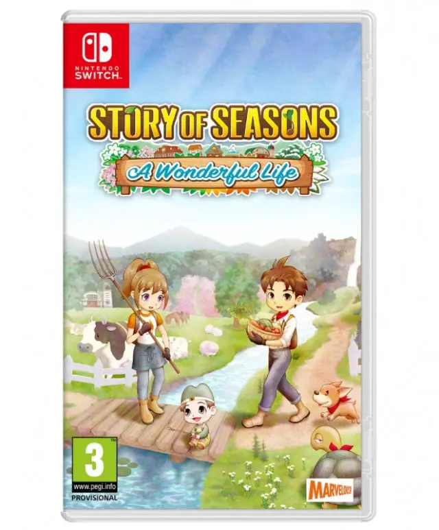 Story Of Seasons A Wonderful Life Switch - Novo 1