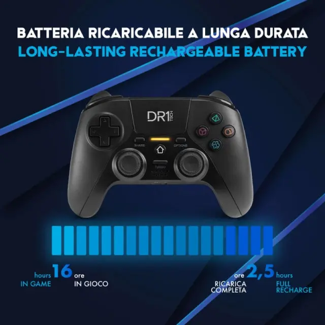 Comando Dritech Shockpad 11 Novo Ps4 3