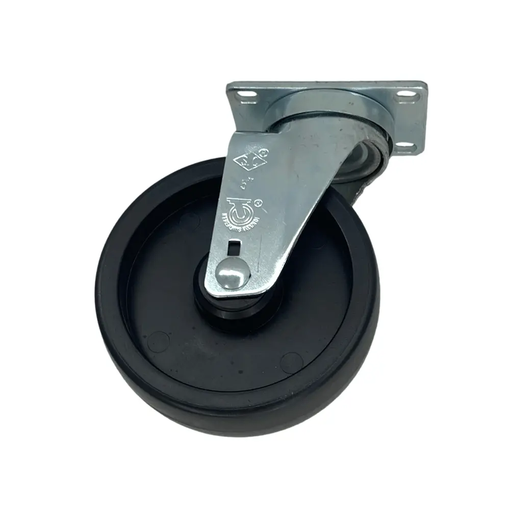 5" X 1-1/4" Polyolefin Wheel Swivel Caster - 200 Lbs. Capacity 1