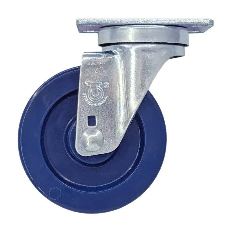 4" X 1-1/4" Duralastomer Wheel Swivel Caster - 350 Lbs. Capacity 1
