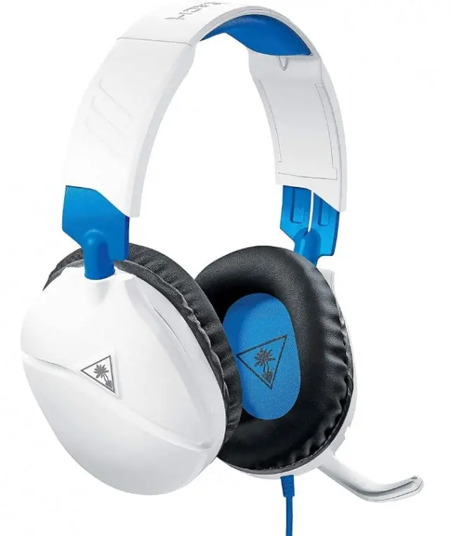 Auscultadores Gaming Com Fios Turtle Beach Recon 70 Branco E Azul (Multiplataforma) 1
