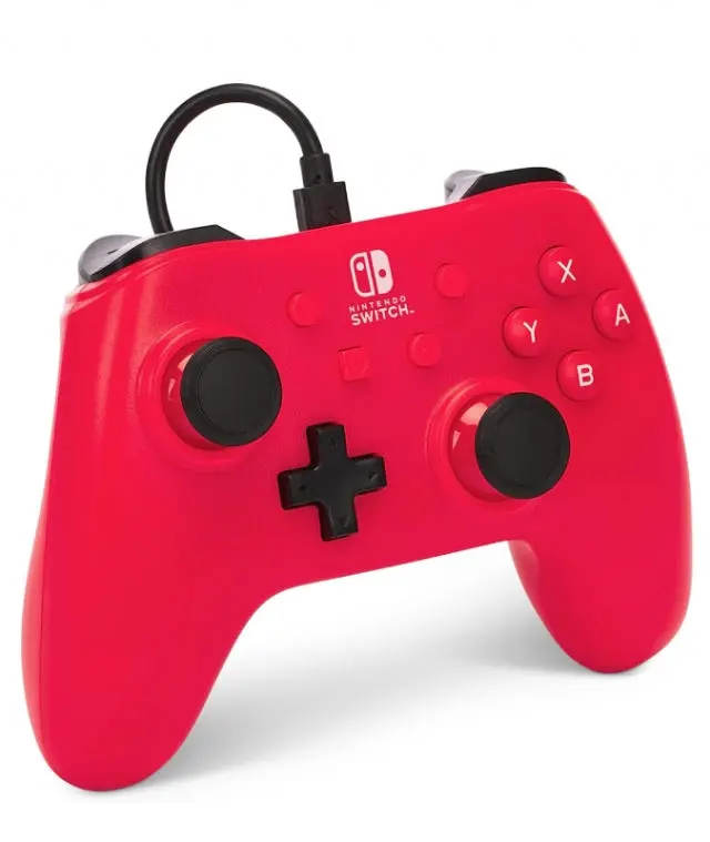 Comando Powera Com Fios Raspberry Red Switch - Novo 1