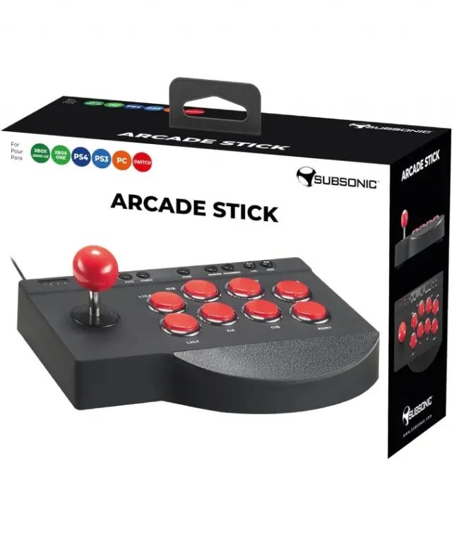 Arcade Stick Subsonic Multiplataforma - Novo 1
